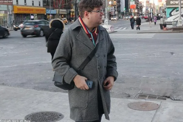 Men's wool overcoat, size L, charcoal