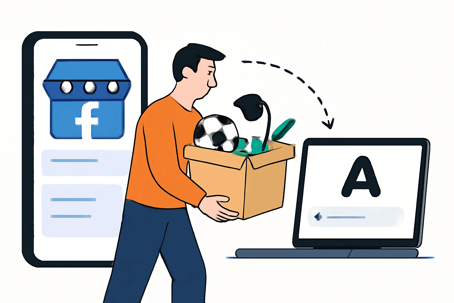 How to migrate from Facebook Marketplace to Admister