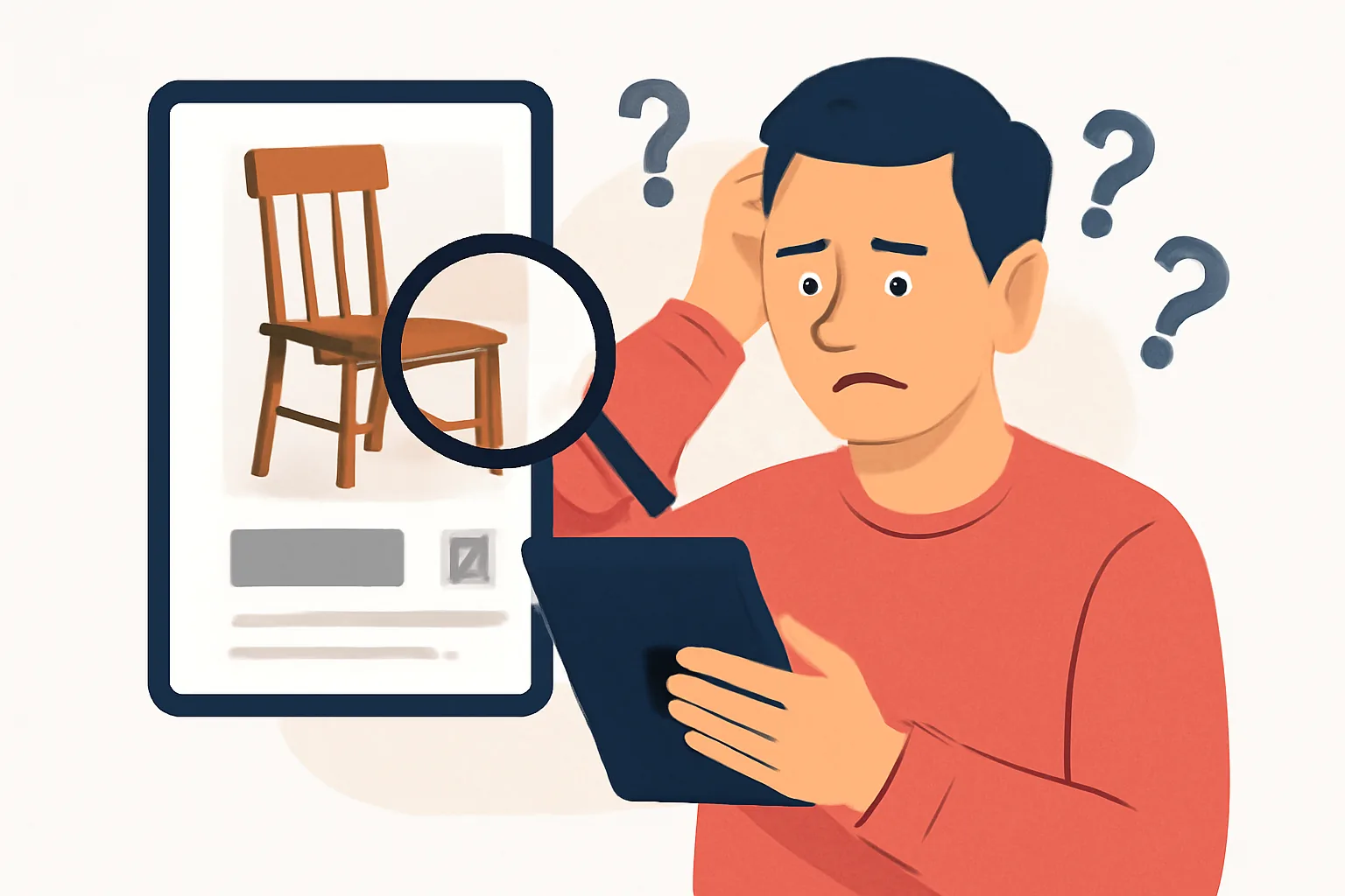 Why most used-item listings fail because the description is too vague